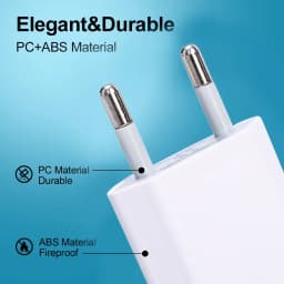 1-5Pcs Universal 5V 1A EU Plug USB Wall Phone Charger For iPhone Charger Power Adapter