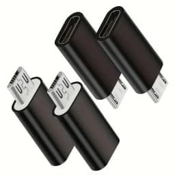 USB C/Micro To Micro/USB-C Adapter Type-C Female Converters, Charging And Data Sync for Galaxy S7 And More Micro Port Devices