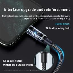 240W Nylon USB C PD Super Fast Charging Data Cable with LED Digital Display USB To Type C Quick Charge Data Cords 0.25/1/1.5/2M