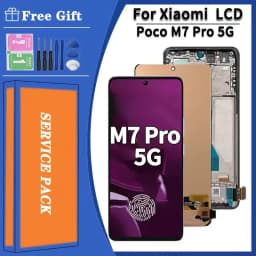 6.67" Super AMOLED For Xiaomi Poco M7 Pro 5G LCD Display Touch Screen Digitizer For Poco M7Pro 2409FPCC4G 2409FPCC4I