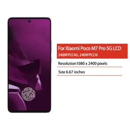 6.67" Super AMOLED For Xiaomi Poco M7 Pro 5G LCD Display Touch Screen Digitizer For Poco M7Pro 2409FPCC4G 2409FPCC4I