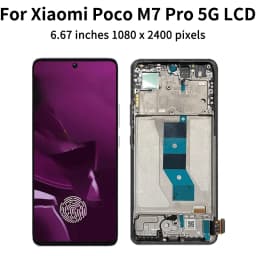 6.67" Super AMOLED For Xiaomi Poco M7 Pro 5G LCD Display Touch Screen Digitizer For Poco M7Pro 2409FPCC4G 2409FPCC4I