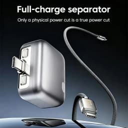 Type-C Fully Charged Smart Separator Auto Power-Off Overcharge Protection 140W PD Fast Charging Fully Charged Power-off Adapter