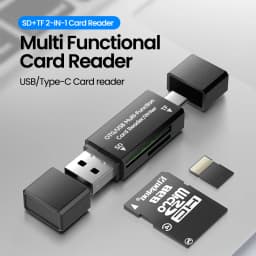 USB Type C To SD TF Card Reader USB 2.0 OTG 2 in 1 MultiFunctional High Speed Smart Memory Cardreader Card Adapter For PC Laptop