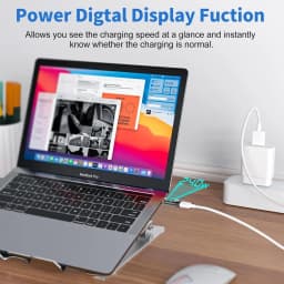 240W USB C Power Meter Tester LED Digital Display Voltage Current Wattage Detector Type C Male to Female Extender for SmartPhone