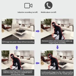 New X5 1080P Mini WiFi Camera Wireless Remote Monitor Rechargeable Motion Detection Portable Camcorder Home Security Camera