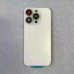 Rear Back Glass Replacement For iPhone 15 Pro 16 Pro, Built‑in Magnetic Ring And Bracket, Rear Housing Repair DIY Spare Parts