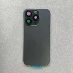 Rear Back Glass Replacement For iPhone 15 Pro 16 Pro, Built‑in Magnetic Ring And Bracket, Rear Housing Repair DIY Spare Parts