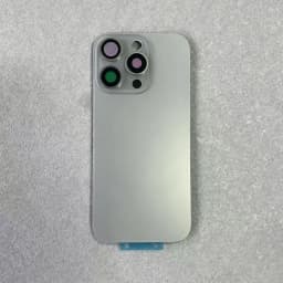 Rear Back Glass Replacement For iPhone 15 Pro 16 Pro, Built‑in Magnetic Ring And Bracket, Rear Housing Repair DIY Spare Parts