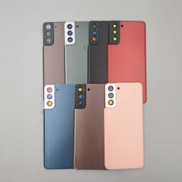 A+ Back Glass Battery Cover For Samsung Galaxy S21 Plus S21+ 5G SM-G996B Rear Door Housing Case Repair Replacement Parts & Glue