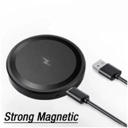 Mini Magnetic Wireless Charger Pad For Magsafe iPhone 17 16 15 14 13 12 Pro Max for Samsung S25 Magnet Fast Charging Phone Stand