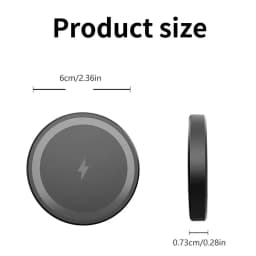 Mini Magnetic Wireless Charger Pad For Magsafe iPhone 17 16 15 14 13 12 Pro Max for Samsung S25 Magnet Fast Charging Phone Stand