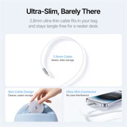 Baseus 30W Ultra-Slim USB C Cable For IPhone 14 13 12 Pro Max XS Fast Charging Cable Type C To Lighting Wire For iPad Macbook