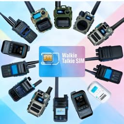 Europe 4G LTE Global PTT Walkie Talkie SIM Card – No Contract 1GB/360 Days 3-in-1 SIM for PTT Radios K500 ETC