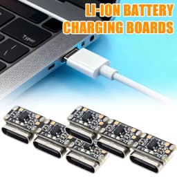 for Power Bank 3.7V 18650 Li-Ion Battery Charging Pad Converters Type C Input Keyboard Power Plate with Protection Converter