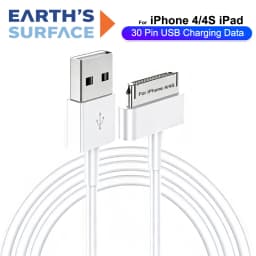 30 Pin USB Cable Charge Fast Charging for iPhone 4S 4 3GS 3G iPad 1 2 3 iPod Nano ITouch 30 Pin Charger Adapter Data Sync Cord