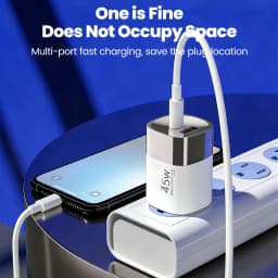 45W Quick Charger USB C Charger Mobile Phone Fast Charging PD25W Quick Charge USB Type C Charger EU/US/UK Plug Power Adapter