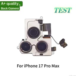 Fully Tested Rear Back Camera Module With Flex Cable For iPhone 11 12 13 14 15 16 17 Pro Max 12 13 Mini Replacement Repair Part