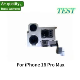 Fully Tested Rear Back Camera Module With Flex Cable For iPhone 11 12 13 14 15 16 17 Pro Max 12 13 Mini Replacement Repair Part