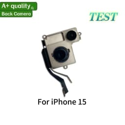 Fully Tested Rear Back Camera Module With Flex Cable For iPhone 11 12 13 14 15 16 17 Pro Max 12 13 Mini Replacement Repair Part