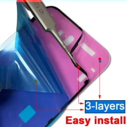 1Pcs，Back Cover Glass Housing Waterproof Seal Sticker For iPhone 14 Plus 15 16 Pro Max 17 Air Phone Repair Tape Parts