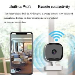 New 4K Mini Security Camera Night Vision WiFi Surveillance Waterproof Motion Detection Monitor For Home Outdoor Garden Security