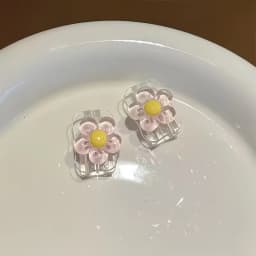 Cute Floral Data Line Protector & Organizer for Apple Charger and Samsung Type-C Cables, Anti-Break Cord Cover Cable Saver Case