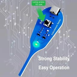 Phone/PC Mini Inductor Tester Type-C Powered High Precision Mainboard Coil Testing Tool with LED Indicator PCB Repair Tools