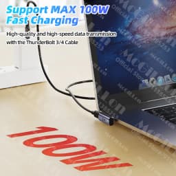 USB4.0 Thunderbolt3 Magnetic Adapter USB C To Type C 40Gbps 100W Fast Charging Magnet Converter Cable 8K@60Hz USB Type C Adapter