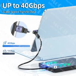 USB4.0 Thunderbolt3 Magnetic Adapter USB C To Type C 40Gbps 100W Fast Charging Magnet Converter Cable 8K@60Hz USB Type C Adapter