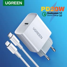 UGREEN Quick Charge 4.0 3.0 QC PD Charger 20W QC4.0 QC3.0 USB Type C Fast Charger for iPhone 18 17 16 Pro Xiaomi Phone PDCharger