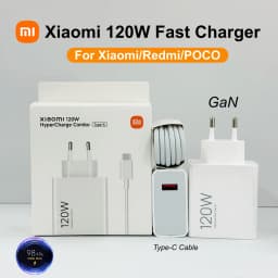 Original Xiaomi Charger 120W 100W Fast Turbo Charge Adapter Xiaomi 18 17 17T 15 14 13 12 14T 13T 12S Pro POCO F9 Ultra F7 Redmi