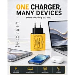 240W High Power GaN Mechanical Multi‑Port USB Power Adapter EU US Plug for Phone Laptop Travel Charger Home Office Use