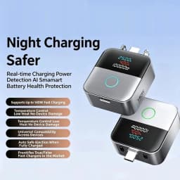 140W Smart Full Charge Self-Cut Adapter Digital Display Universal Auto Disconnect for Night Charging Prevention Separator