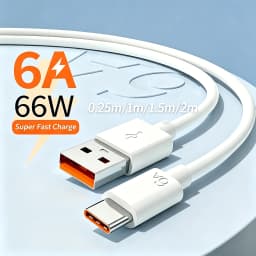 67W USB A Charging Cable,USB to Type C Quick Charge 3.0,for Fast and Safe Charging,Mobile Phone Charging Cable,For Huawei Xiaomi
