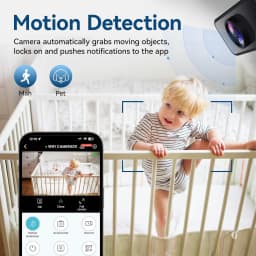New 4K Camera WiFi Wireless Monitor Night Vision Remote Motion Detecting Camcorders Security Protection Indoor Surveillance 2026