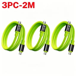 NNBILI 3Pcs USB C to Type C Cable Fast Charging Phone Charger Data Cord For iPhone Xiaomi Huawei USBC Quick Charge Wire 1/1.5/2M