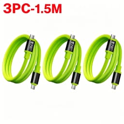 NNBILI 3Pcs USB C to Type C Cable Fast Charging Phone Charger Data Cord For iPhone Xiaomi Huawei USBC Quick Charge Wire 1/1.5/2M