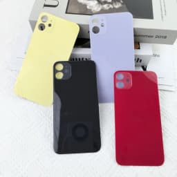 New High Quality Back Glass For Apple iPhone 11 Battery Cover Rear Door Housing Case Panel Repair Replacement Parts For Iphone11