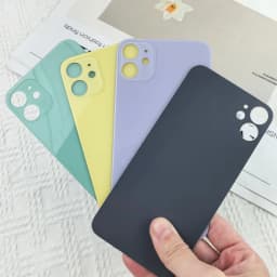 New High Quality Back Glass For Apple iPhone 11 Battery Cover Rear Door Housing Case Panel Repair Replacement Parts For Iphone11
