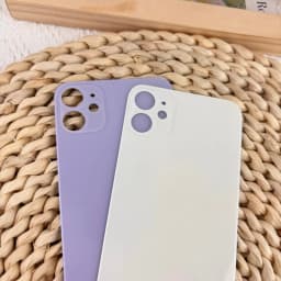 For Apple iPhone 11 Replacement Rear Back Glass Housing Cover Battery Door Back Panel With Camera Hole Multi‑Colors Repair Parts