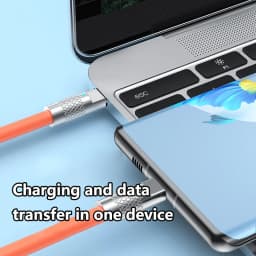 New 120W 7A Super Fast Charge PD Type C Liquid Silicone Cable 1M 1.5M 2M Usb Cable Usb C To C Charger Cable for Xiaomi Huawei