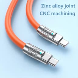 New 120W 7A Super Fast Charge PD Type C Liquid Silicone Cable 1M 1.5M 2M Usb Cable Usb C To C Charger Cable for Xiaomi Huawei