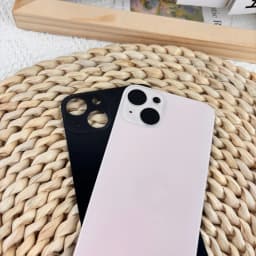 Replacement Back Glass Cover For Apple iPhone 13 Rear Battery Door Housing Glass With Precise Camera Cutout Repair Spare Parts