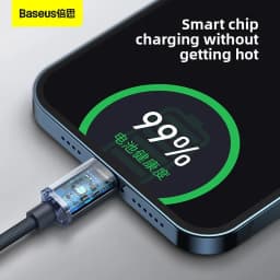 Baseus Crystal Shine PD 20W USB C to Lightning Fast Charging Cable for iPhone 14 17 Pro Max