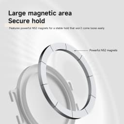 Hagibis Magnetic Patch Adapter Magnet Sticker for Magsafe Bundle Kits Power Bank SSD Enclosure DAC Amp Wristband Phone Holder