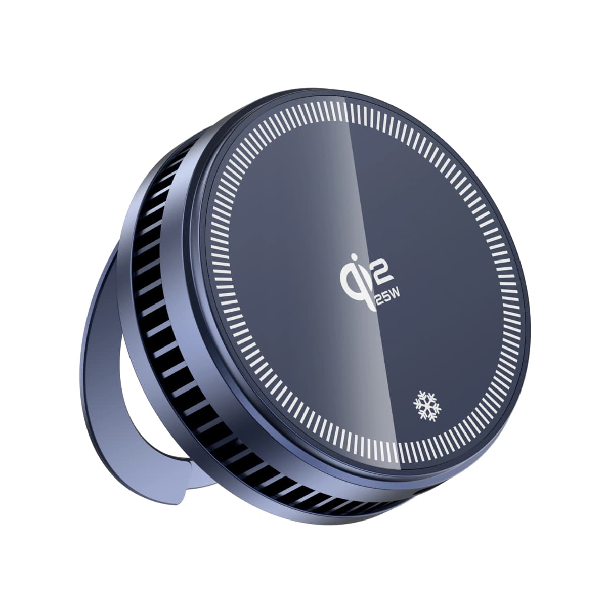 QI2 Magnetic Stand Refrigeration Wireless Charger 25W Fast Charging Ice Cooling MacSafe Car Phone Holder Bracket For Phone