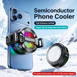 NEW TL181 Pro Mobile Cooler 10W Magnetic/Back-clip Ice Cooling Radiator Digital Display RGB Light Gaming Temperature Control