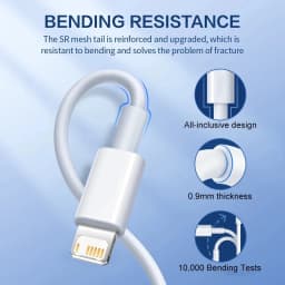 1-5Pcs PD 40W Fast Charging Cable For Apple iPhone 14 11 13 12 Pro Max Plus XS XR Phone USB Data Wire Charger Cable Accessories