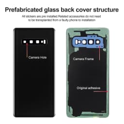 For Samsung S10 S10+ G975 G970 Battery Glass Back Cover Housing Rear Door Case Panel Parts with Camera Lens